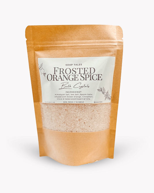 Frosted Orange Spice Bath Crystals